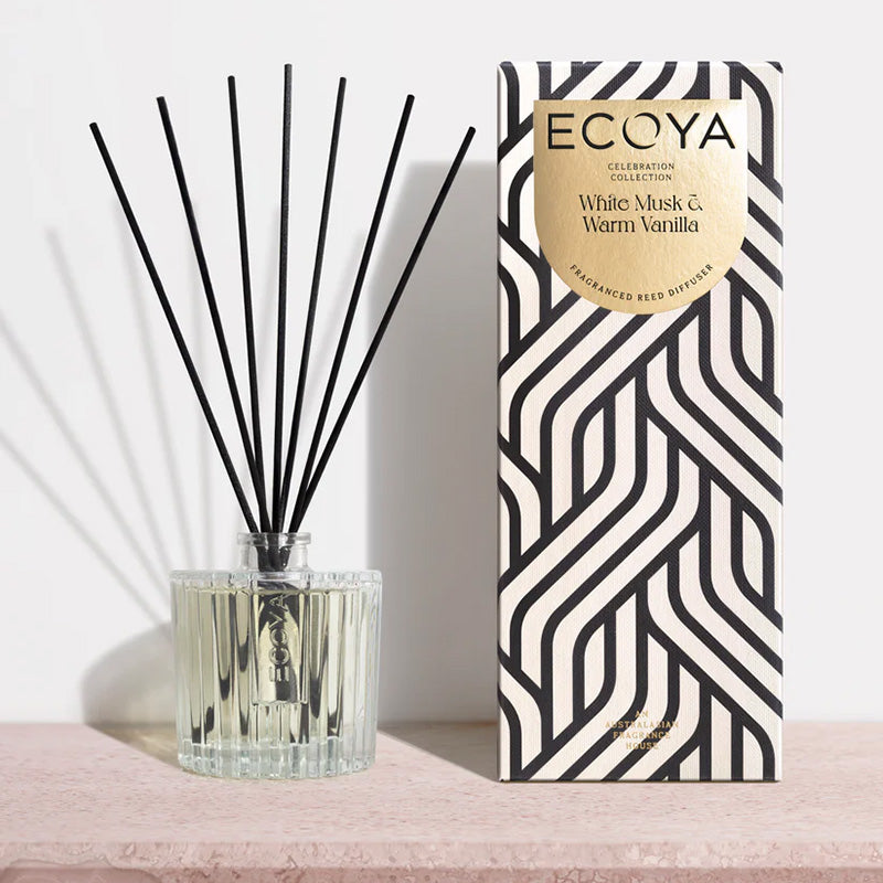 Ecoya White Musk & Warm Vanilla Celebration Diffuser 200ml