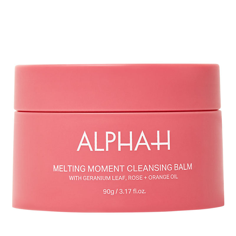 Alpha-H Melting Moment Cleansing Balm with Geranium Leaf, Rose + Orange Oil 90g (Limited Edition)