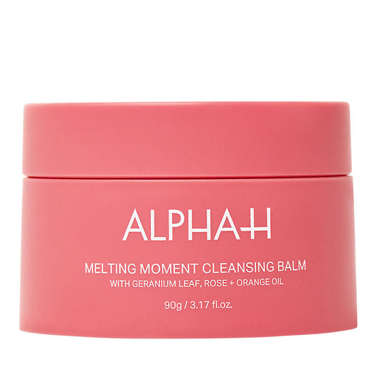 Alpha-H Melting Moment Cleansing Balm with Geranium Leaf, Rose + Orange Oil 90g (Limited Edition)