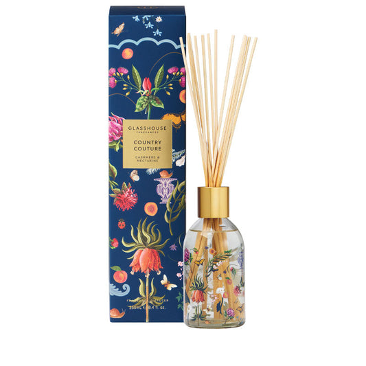 GLASSHOUSE FRAGRANCES Country Couture 250ml Fragrance Diffuser