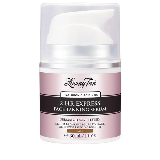 Loving Tan 2 HR Express Face Tanning Serum - Dark 30ml