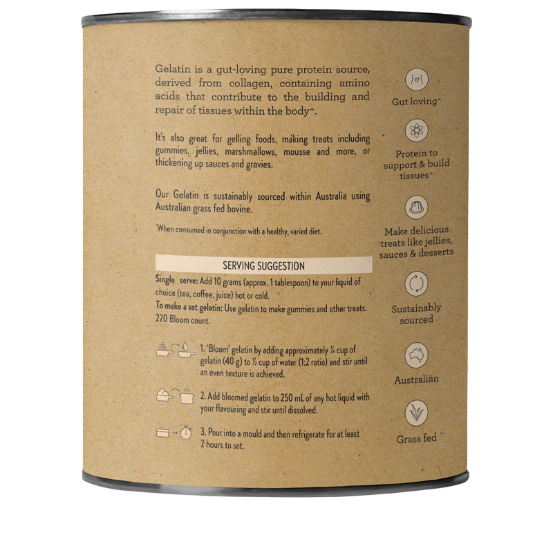 Nutra Organics Australian Gelatin 300g