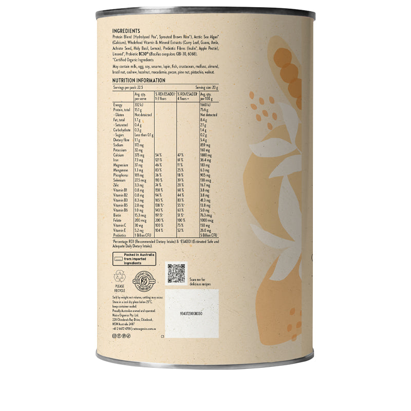 Nutra Organics Thriving Family Unflavoured 450g