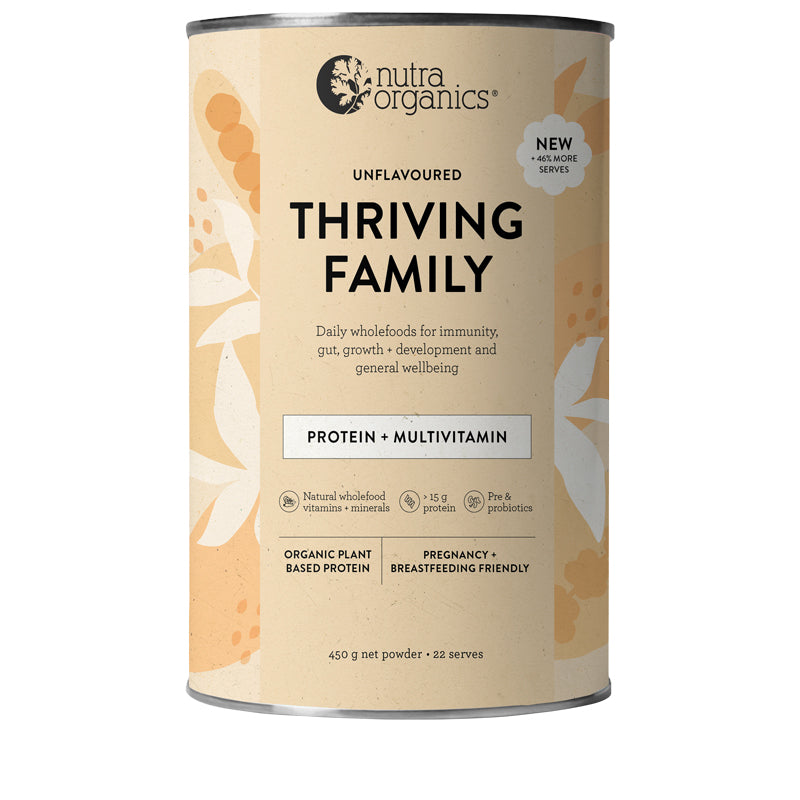 Nutra Organics Thriving Family Unflavoured 450g