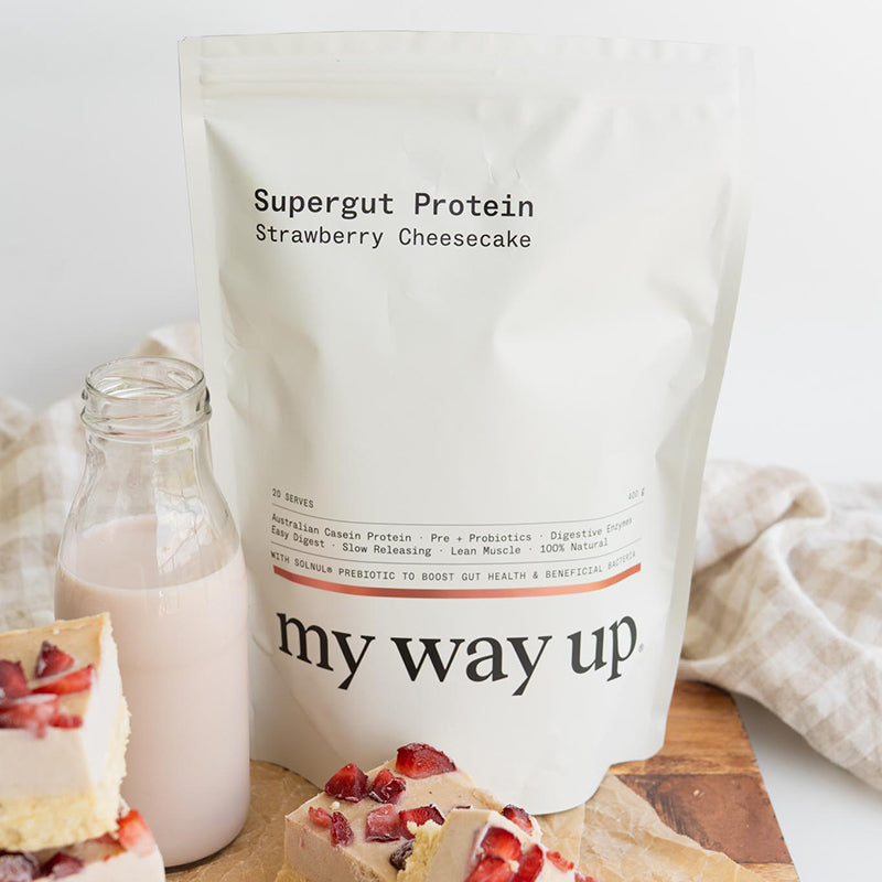 My Way Up Supergut Protein - Strawberry Cheesecake 400g