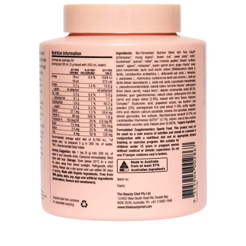 The Beauty Chef Glow Inner Beauty Essential Supercharged Formula 250g (Limited Edition)