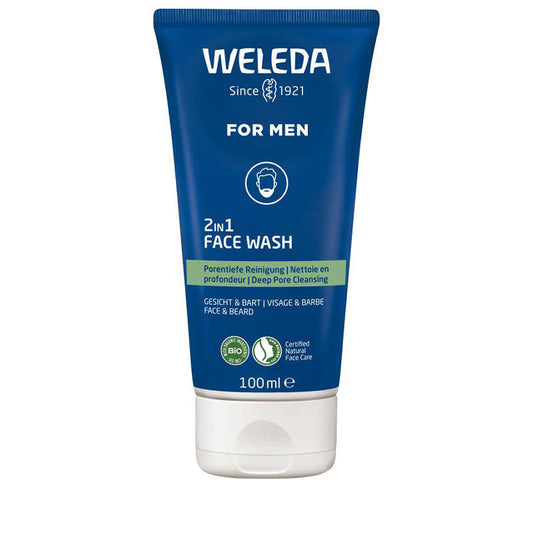 Weleda For Men 2-in-1 Face Wash 100ml